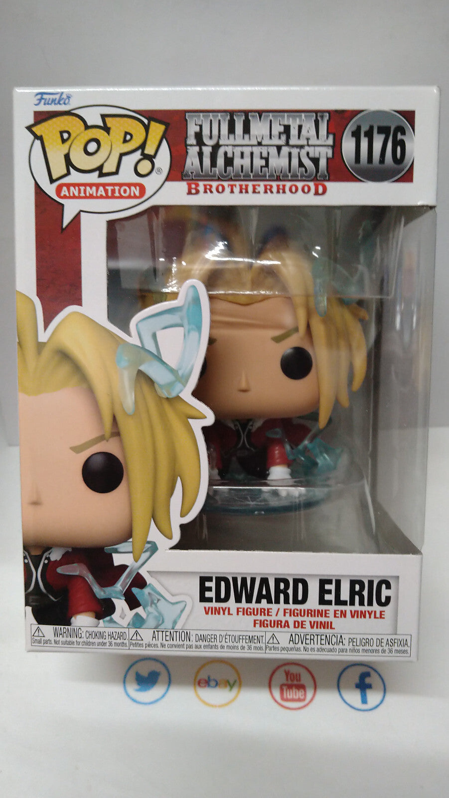 Funko Pop! FULLMETAL ALCHEMIST #1176 edward elric (FU32)