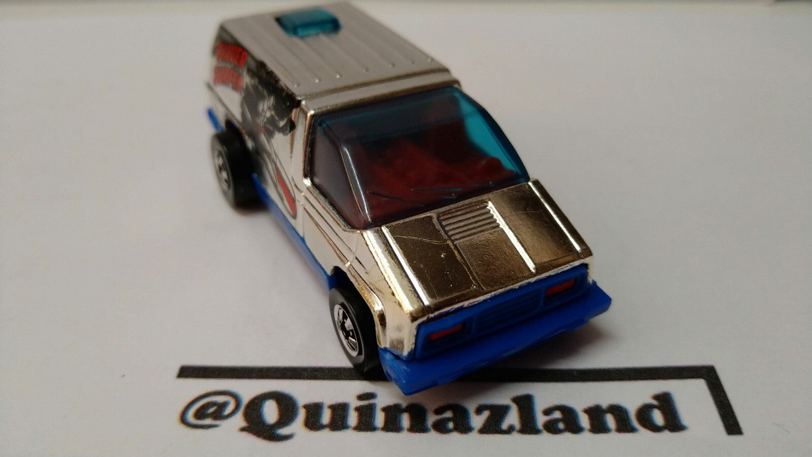 Hot Wheels 1981 the heroes Silver surfer  (A11)