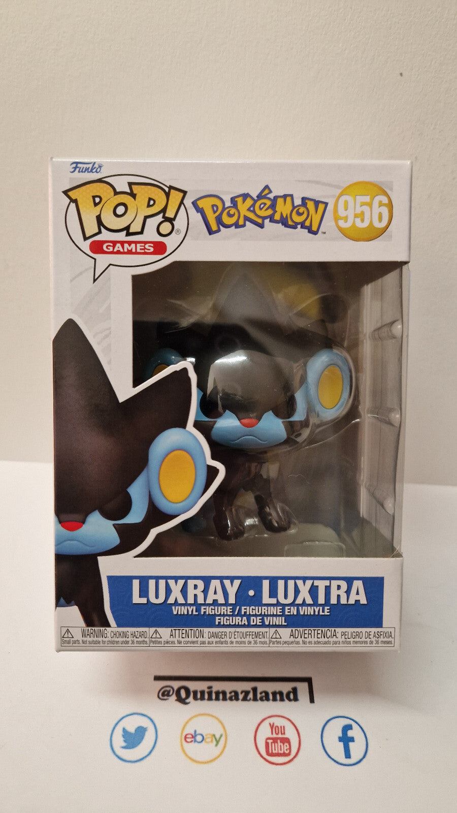 Funko Pop! POKEMON POP Games N° 956 Luxray  (F46)