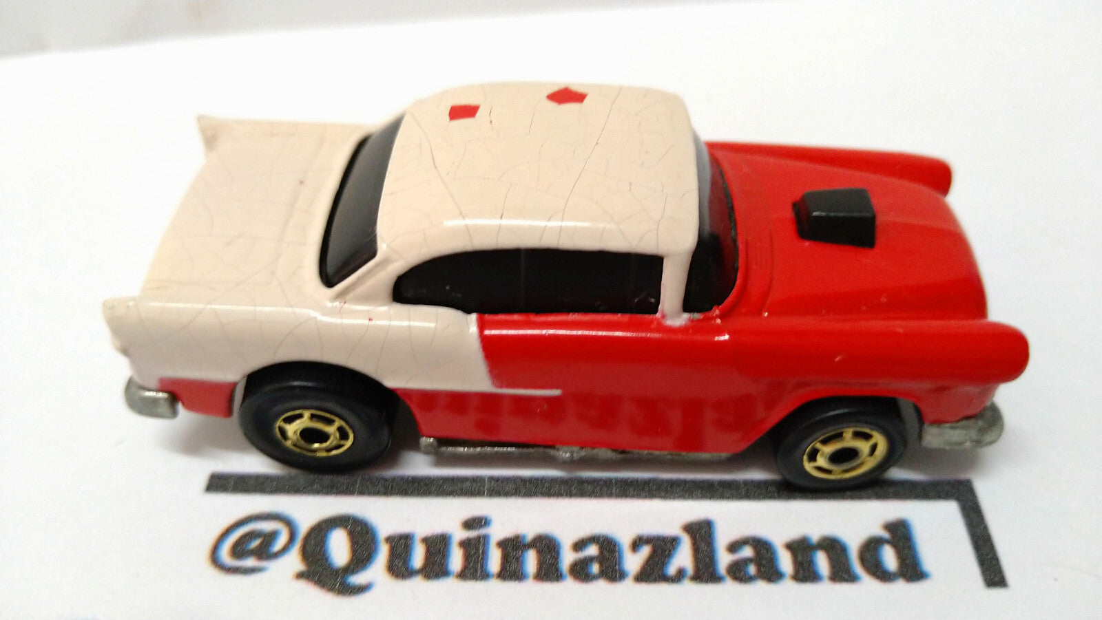 Hot wheels 1986 hot ones 55 chevy    (A19)