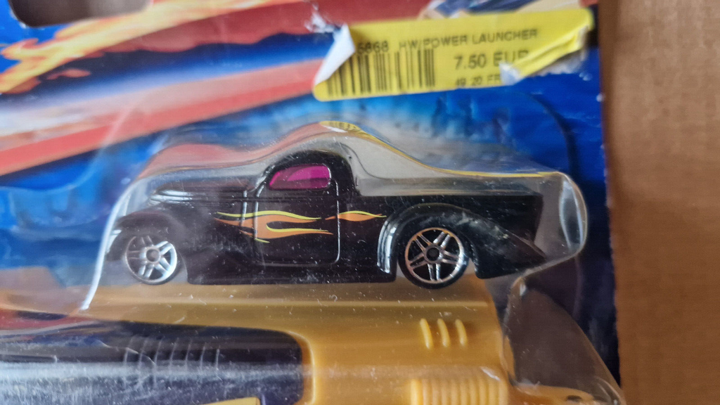 Hot Wheels 2002 power launcher Super smooth ⚠️ blister endommagé   (C9)