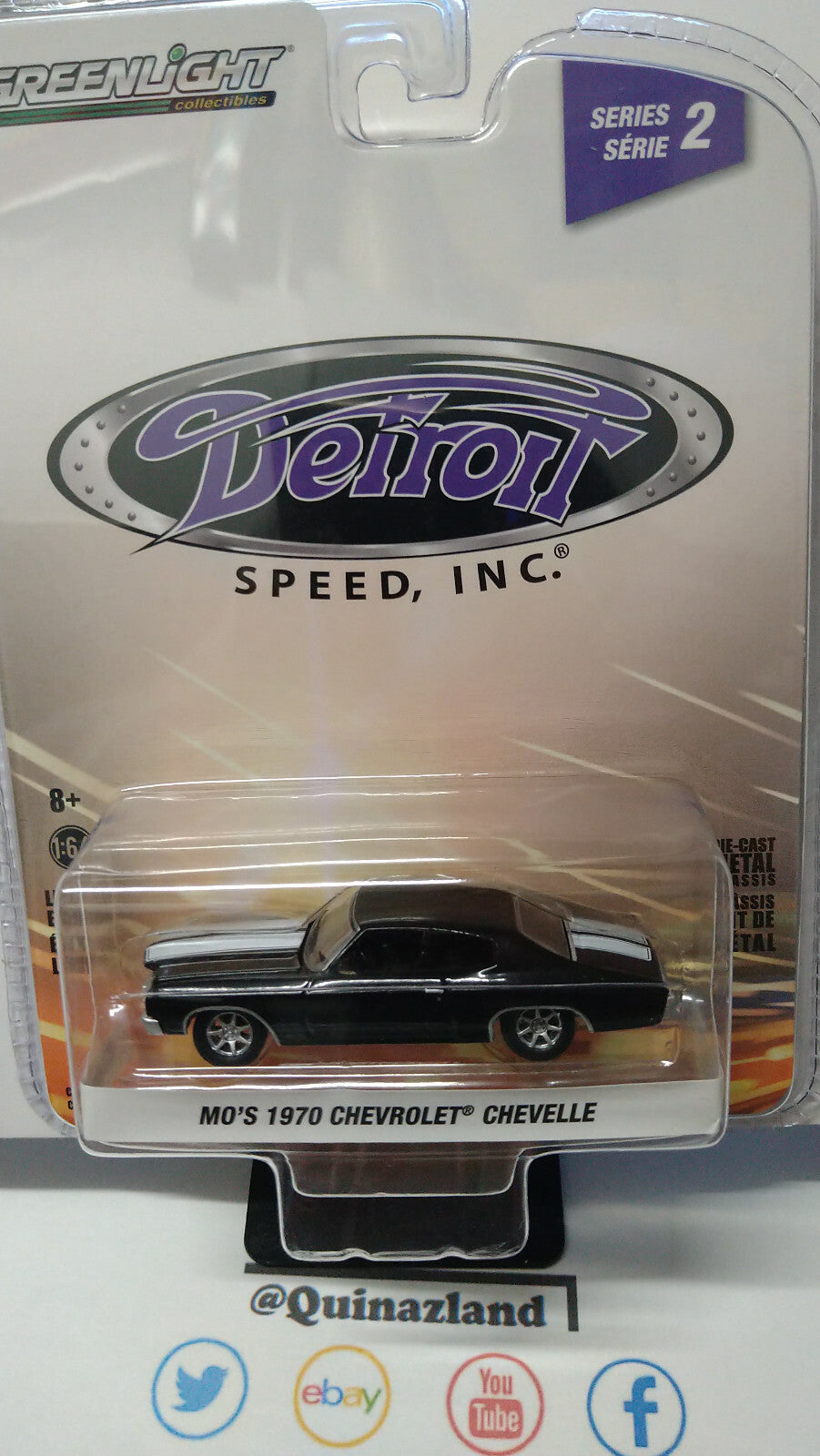 Greenlight Detroit Mo's 1970 Chevrolet Chevelle (NG17)