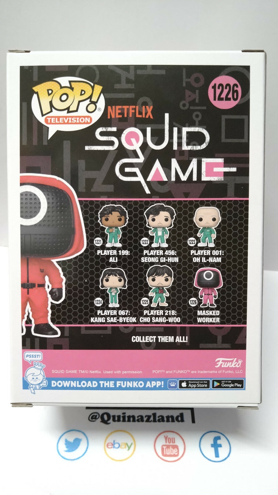 Funko Pop! SQUID GAME 1226 Red Soldier Mask (F36)