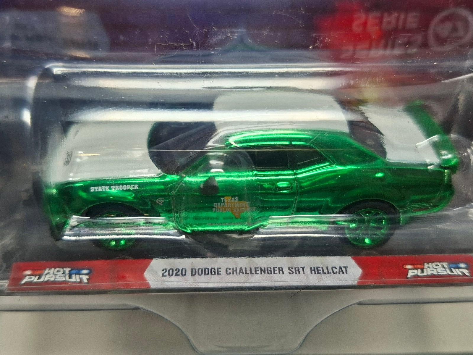 Greenlight Chase GC Hot pursuit 2020 dodge Challenger srt hellcat Texas  (NG83)