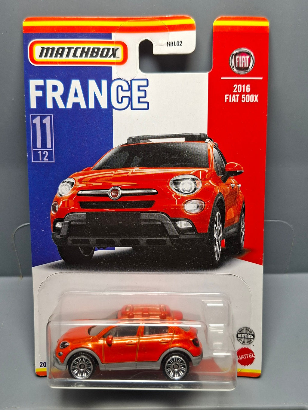 Matchbox Série France 2016 fiat 500X (CP07)