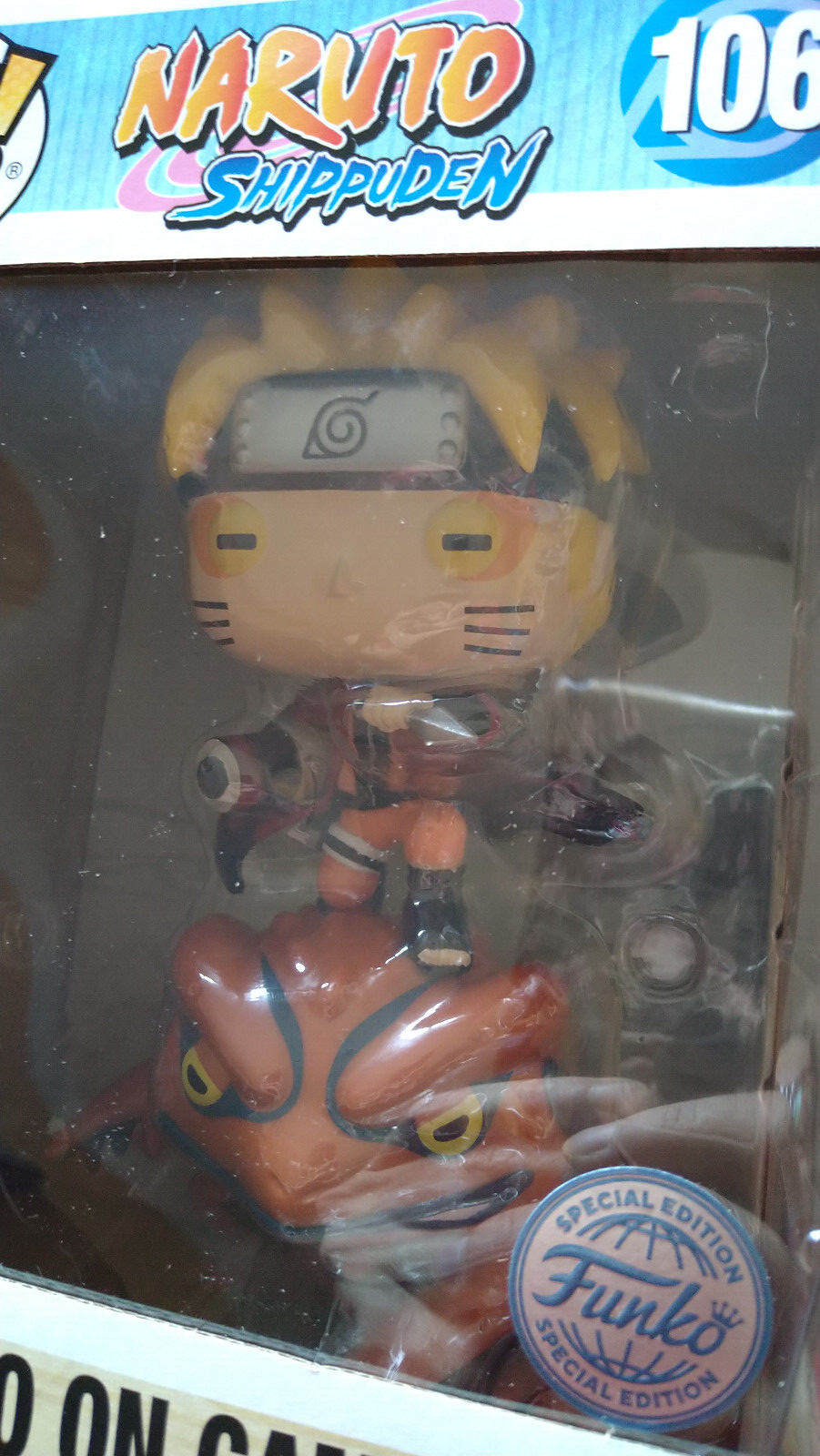 Funko Pop! NARUTO  N° 106 Naruto on Gamakichi (Special Edition) (F11)