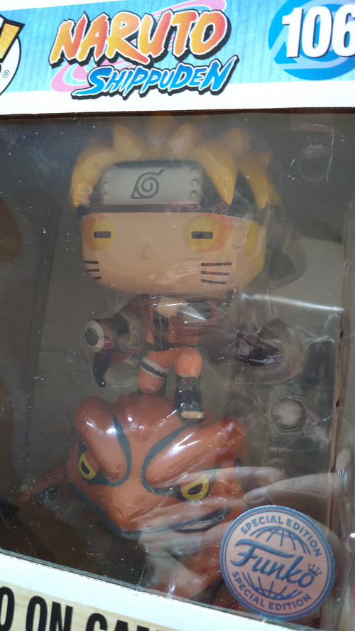 Funko Pop! NARUTO  N° 106 Naruto on Gamakichi (Special Edition) (F11)