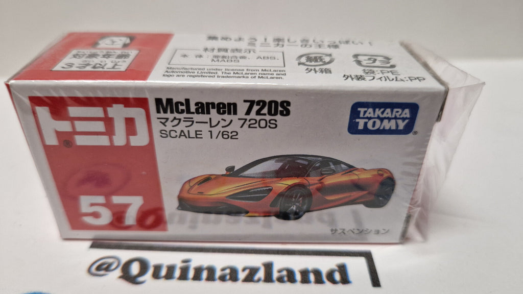 Tomica 2018 regular Mclaren 720S 1/62 (CP06)