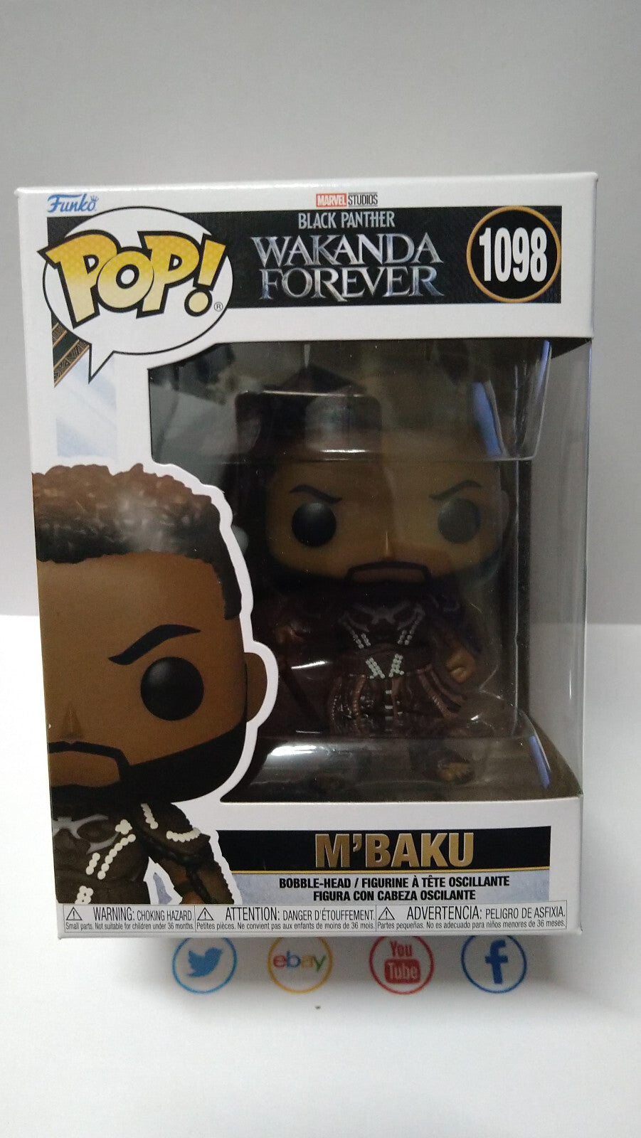 Funko Pop! BLACK PANTHER WAKANDA FOREVER 1098 M'Baku  (FU18)
