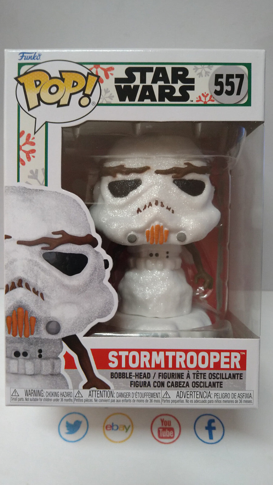 Funko Pop! STAR WARS HOLIDAY  N° 557 Stormtroopers (F43)