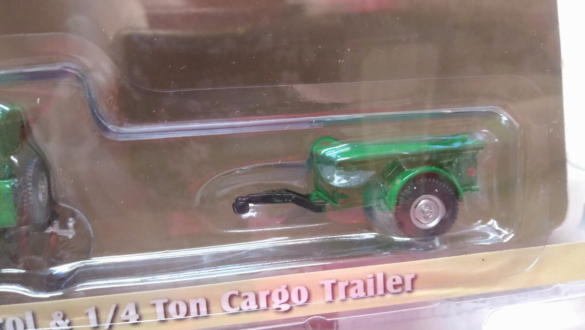 Greenlight Hitch & Tow 1972 Nissan Patrol and 1/4 Ton Cargo Trailer (CT05)