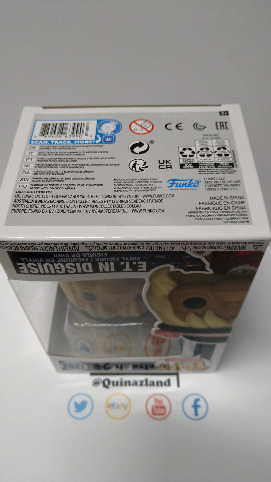 Funko Pop! E.T. 40Th Anniversary 1253 ET in Disguise (FU33)