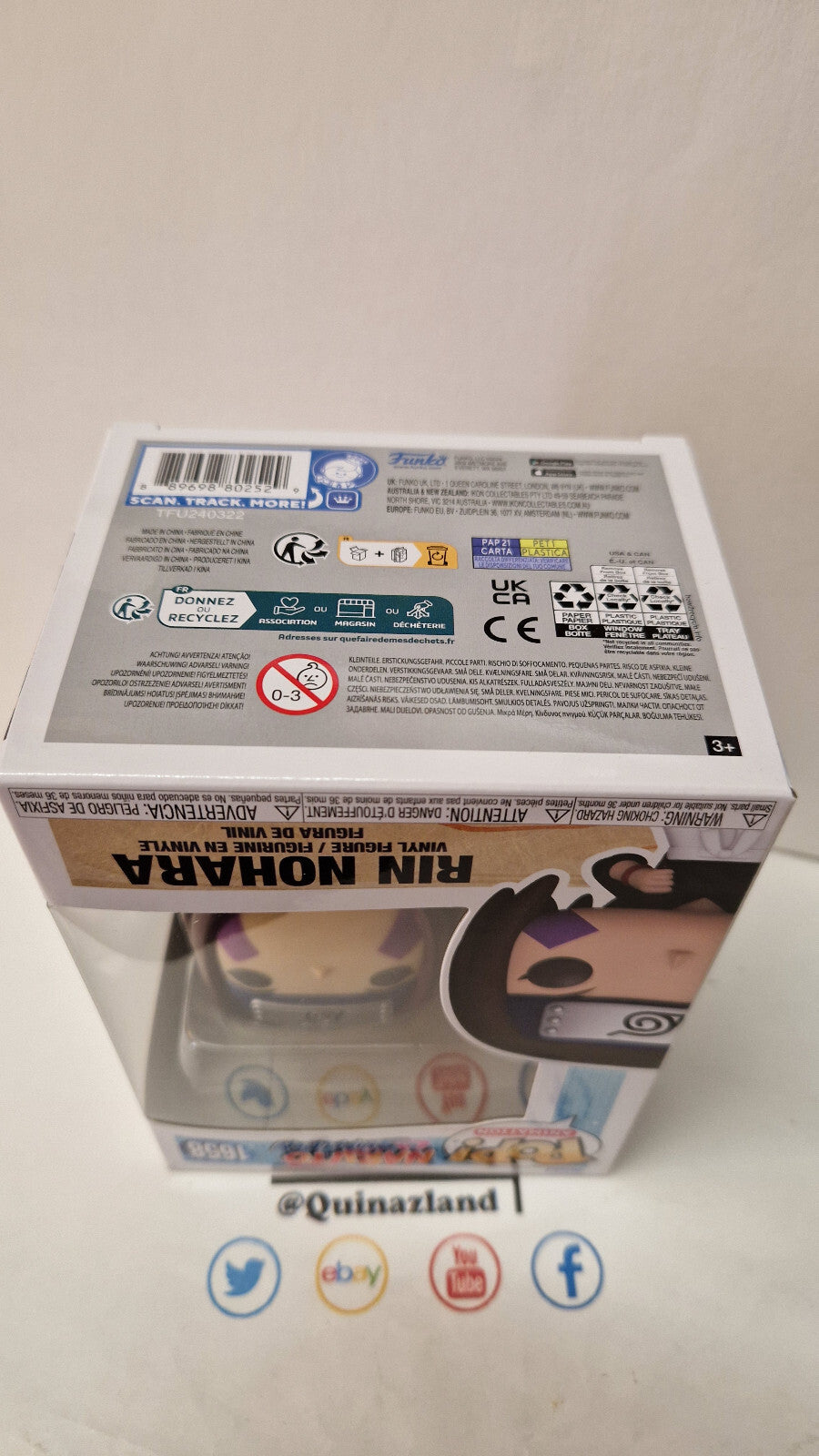 Funko Pop! Naruto Shippuden Animation N° 1658  Rin Nohara (FU27)