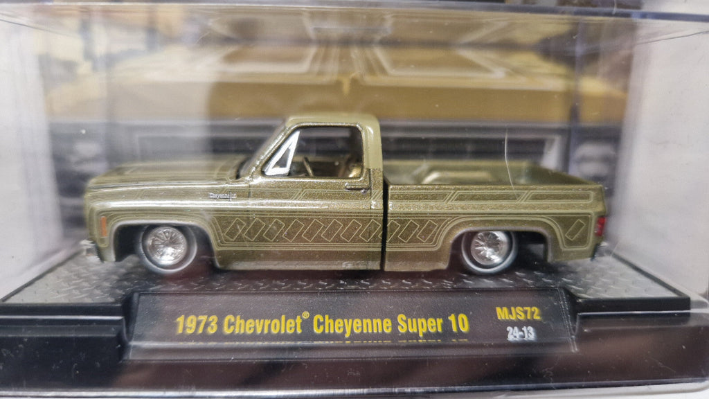 M2 Machines exclusive mijo 1973 Chevrolet Cheyenne Super 10, beige-brown (NG59)