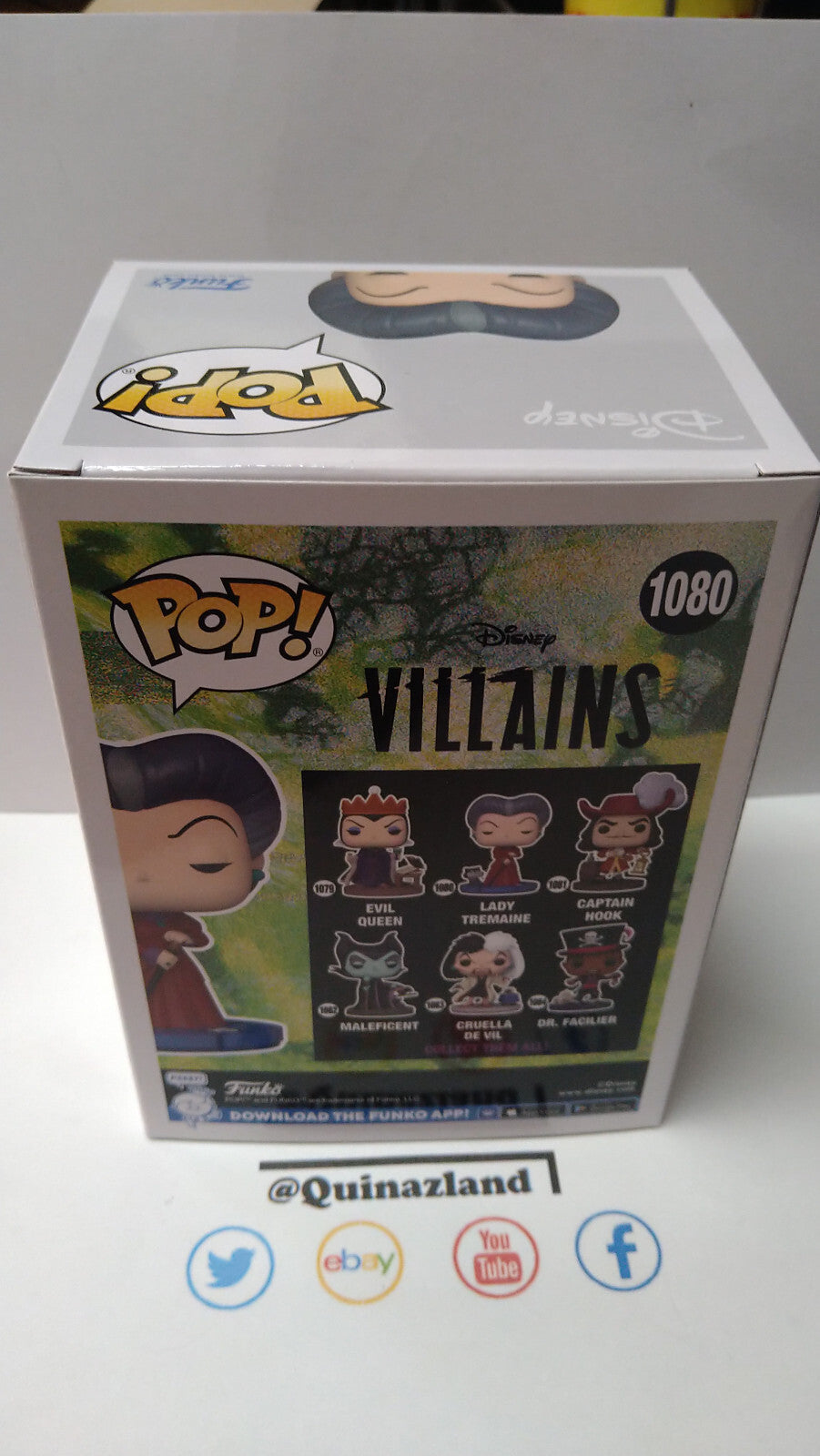 Funko Pop! DISNEY Villains 1080 Lady Tremaine (FU17)