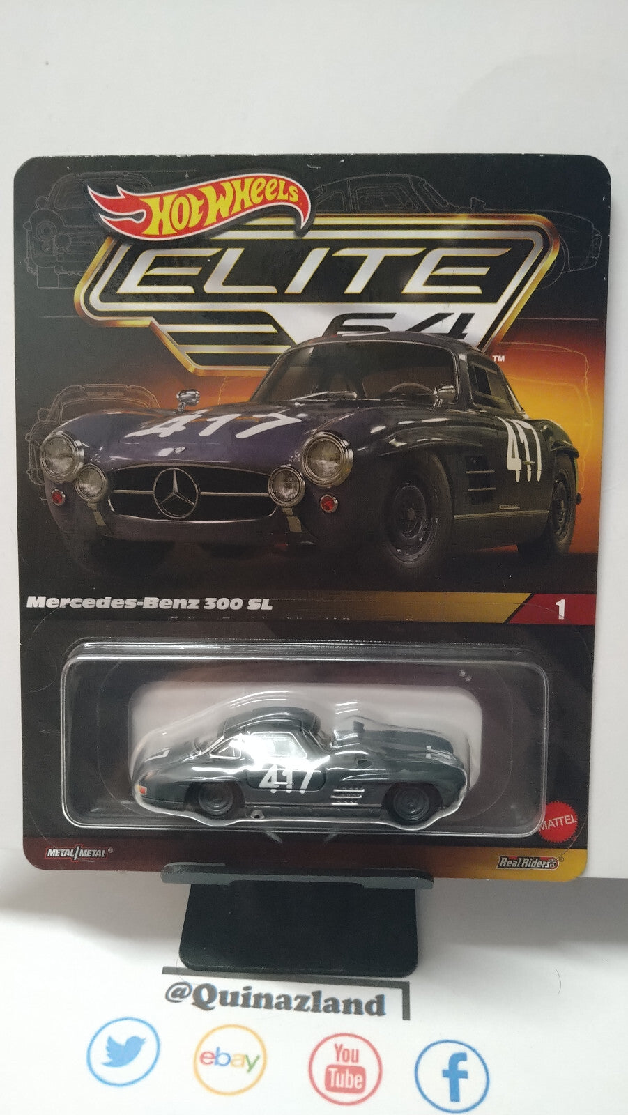 Hot Wheels 2023 elite 64 RLC Mercedes benz 300 SL (NG16)
