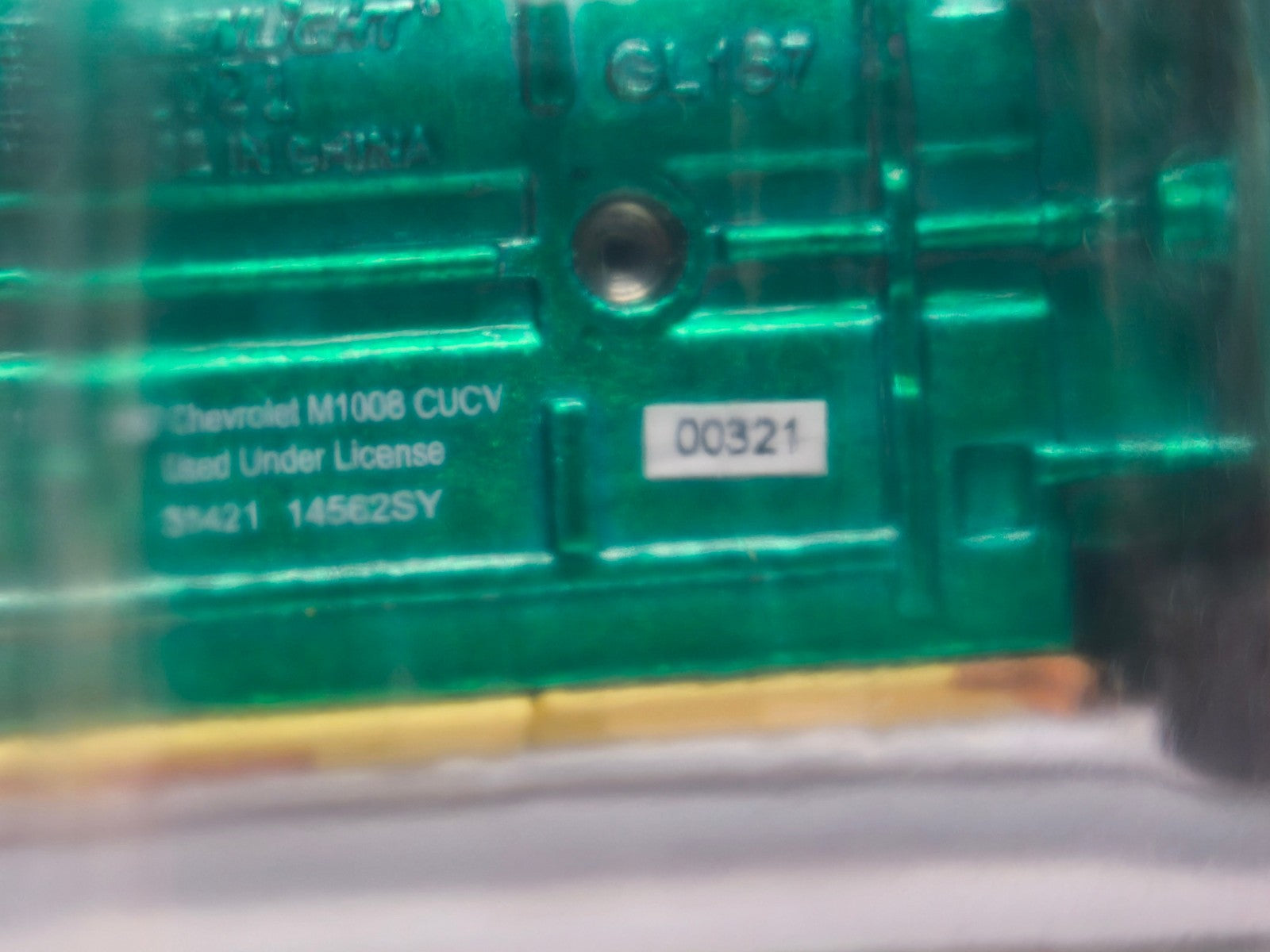 Greenlight Battalion 1987 Chevrolet M1008 CUCV Chase  (NG57)