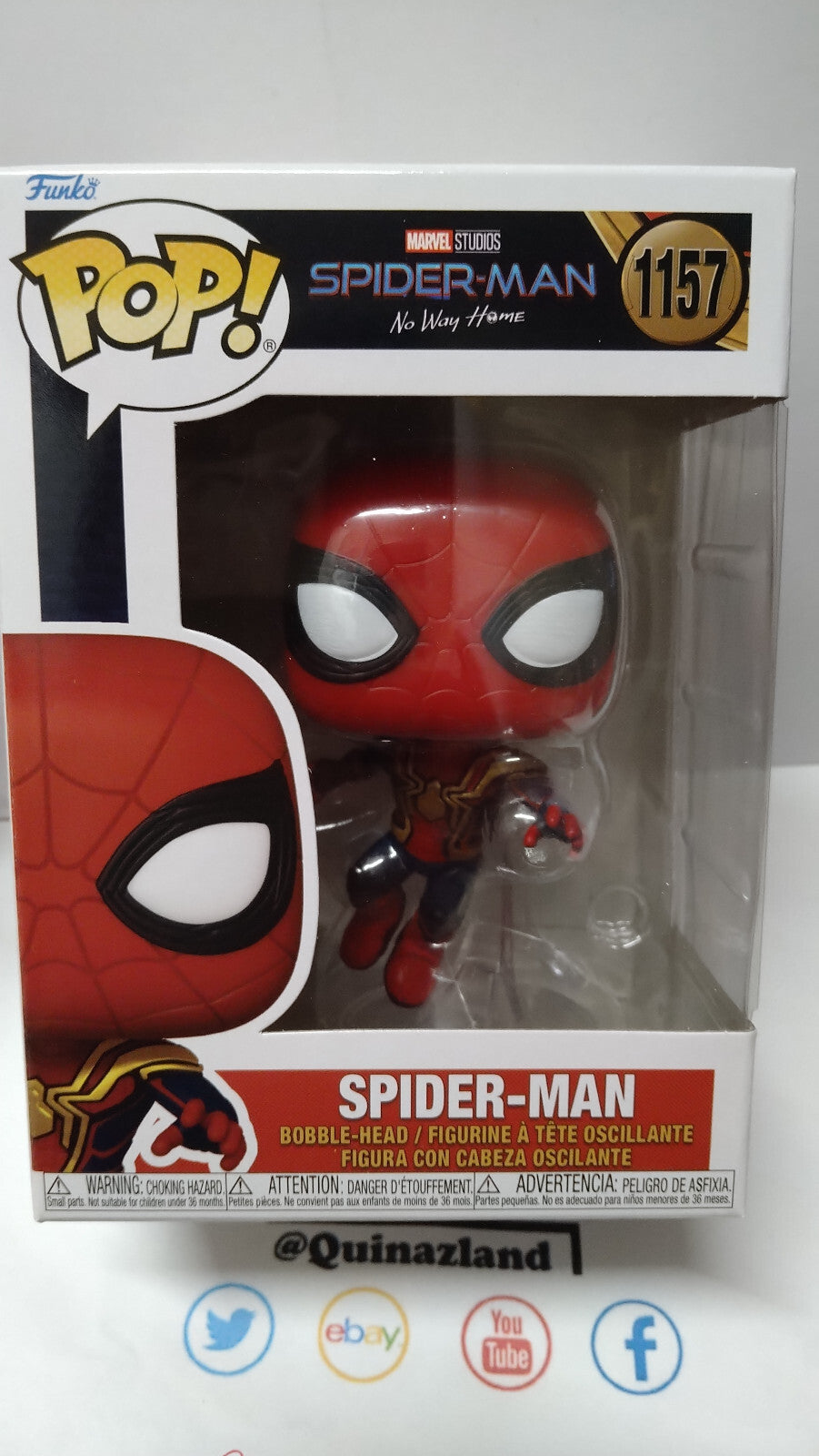 Funko Pop! SPIDER-MAN NO WAY HOME  Marvel N° 1157 Spider-Man   (F17)