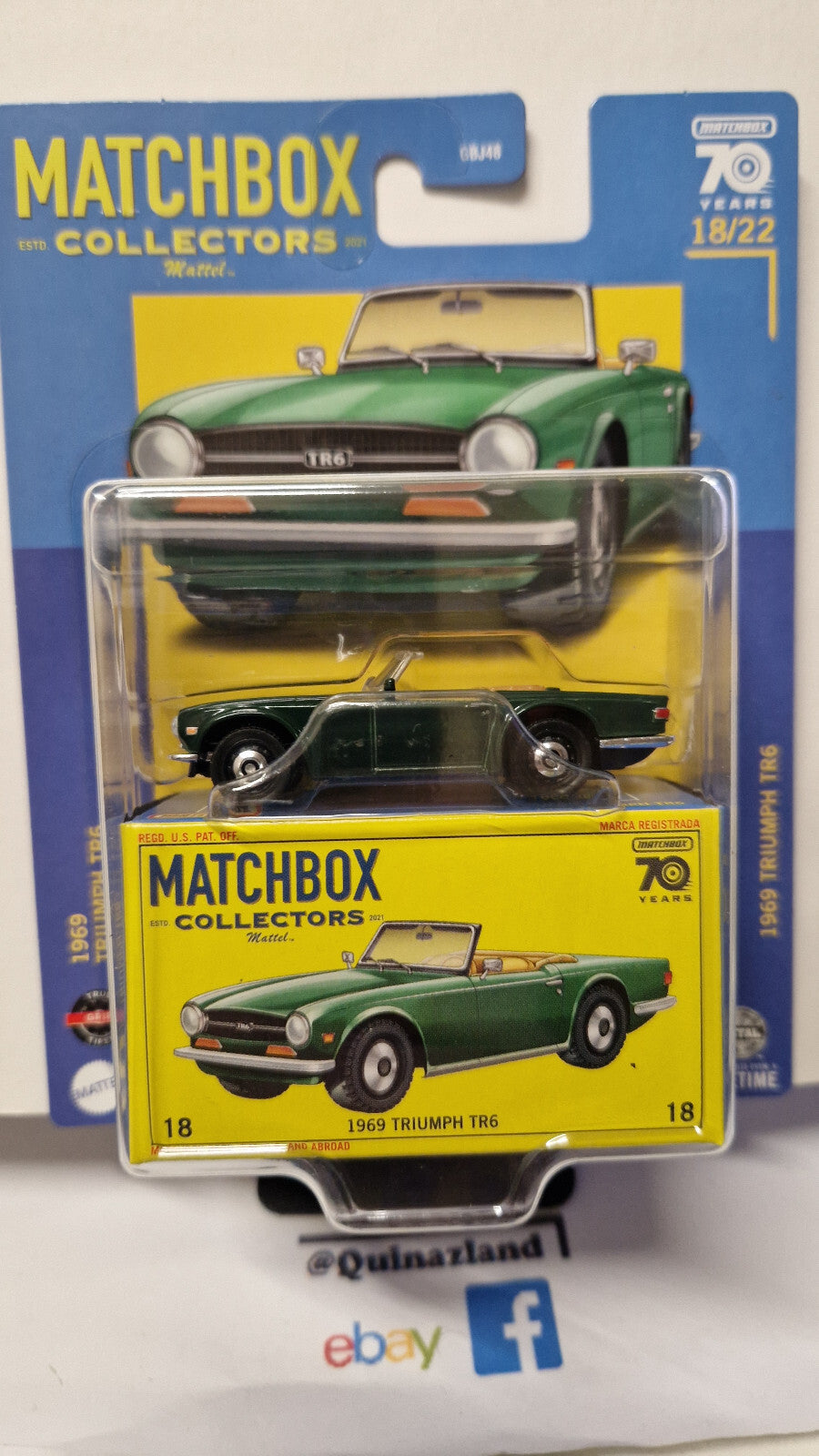 Matchbox Collectors 1969 Triumph TR6 (NG02)
