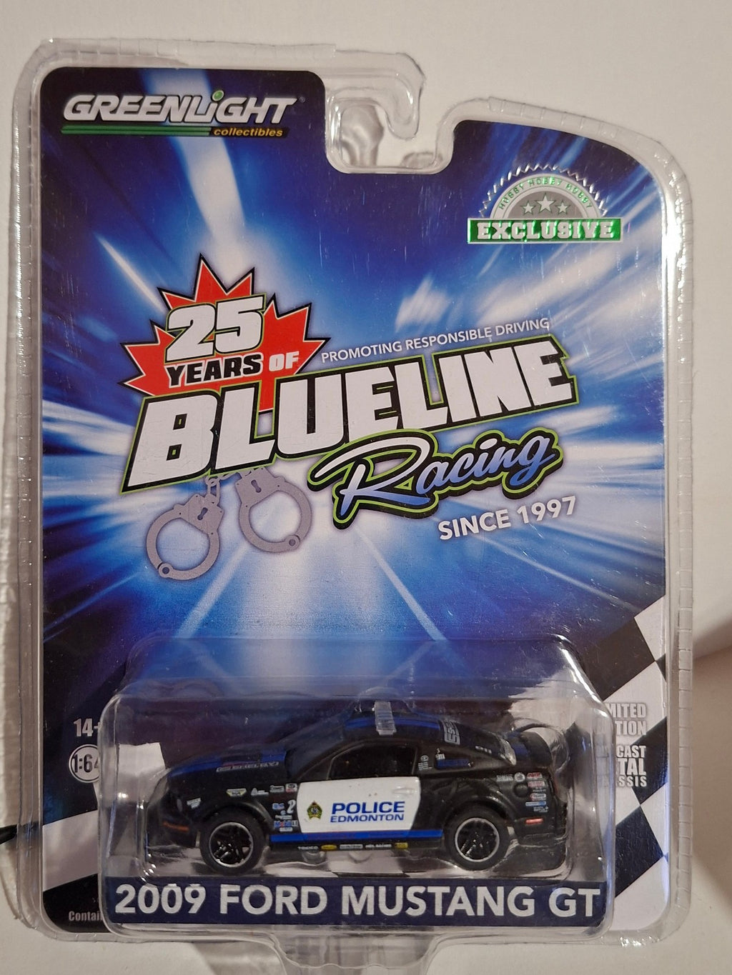 Greenlight 2009 Ford Mustang GT Edmonton Police Edmonton Alberta Canada  (NG55)