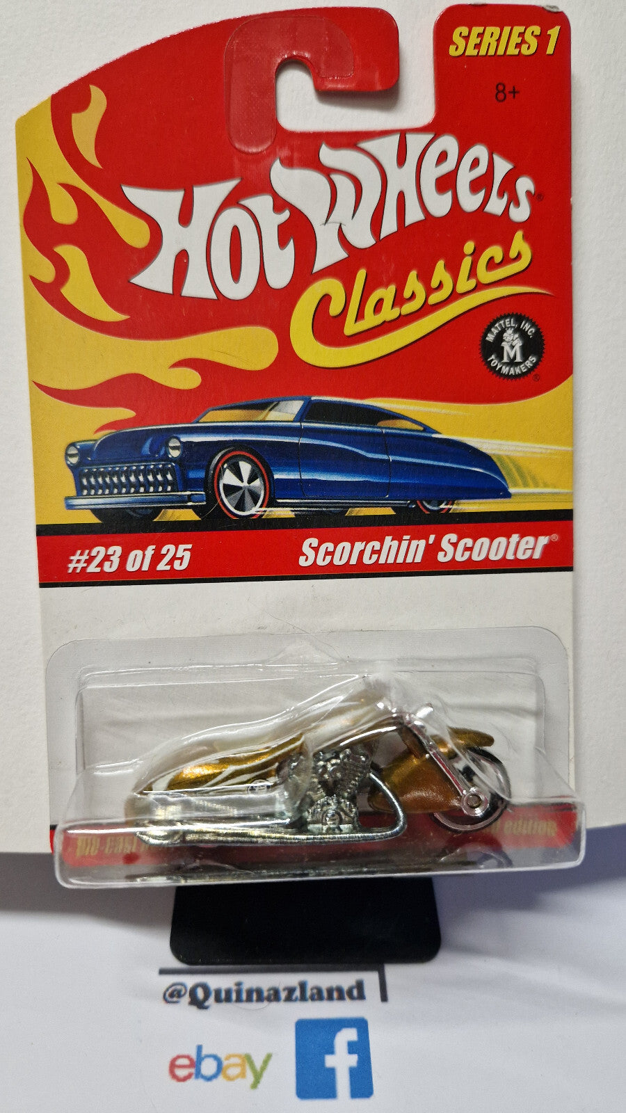 Hot Wheels 2005  clasiscs serie 1  Scorchin scooter     (NP04)