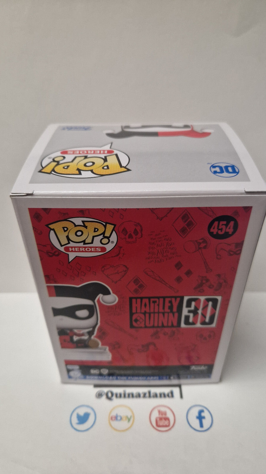 Funko Pop! DC Comics POP N° 454 Harley Quinn Avec Carte (F29)