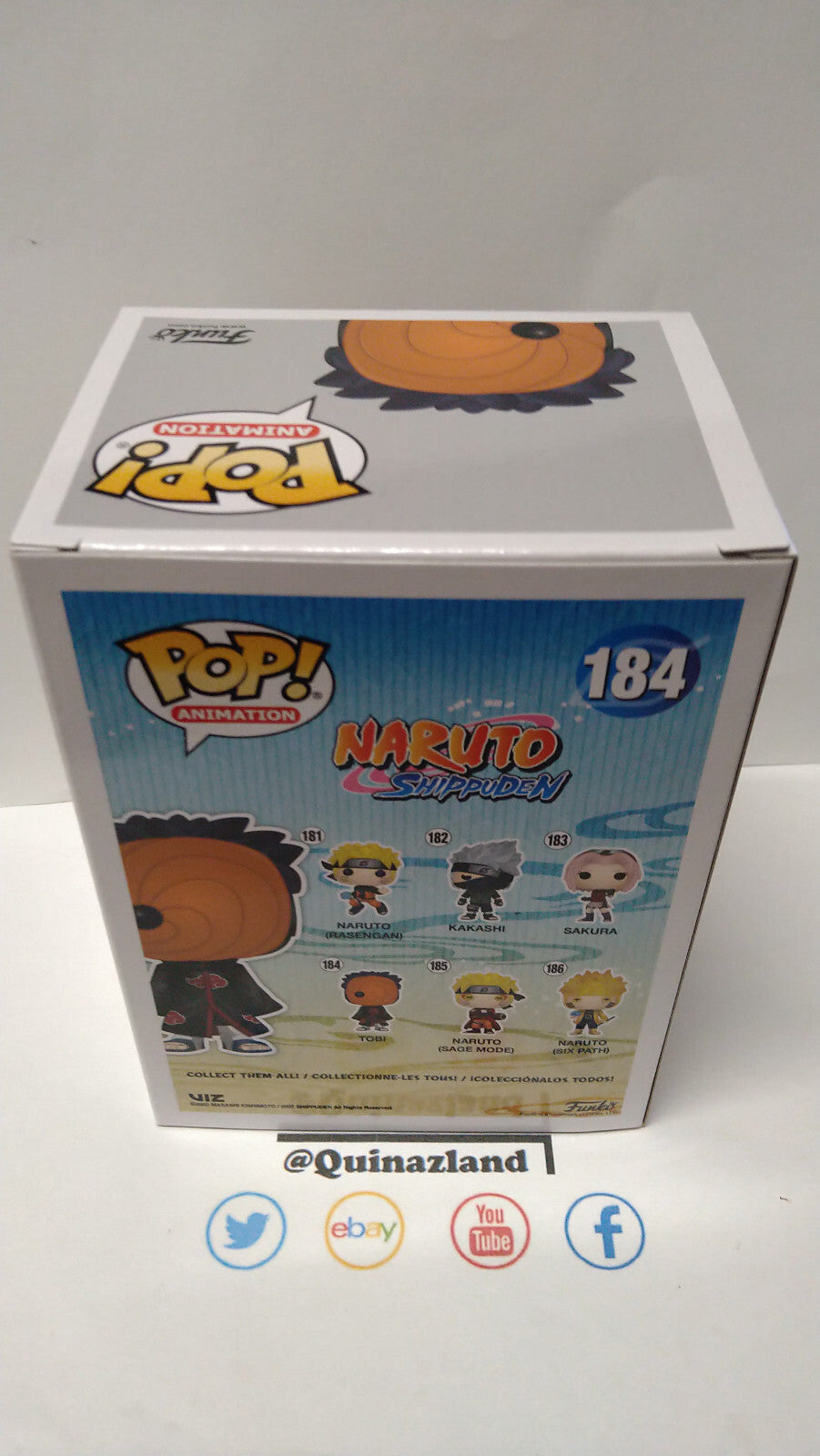 Funko Pop!  NARUTO  N° 184 Tobi (F12)