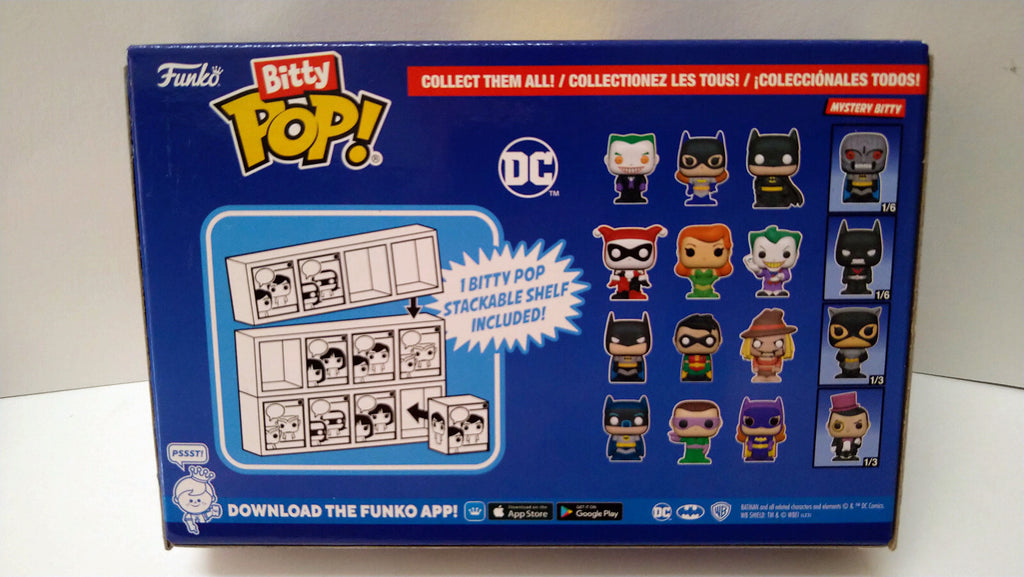 Funko Bitty Pop! 2.5cm DC  Bitty Pop  Pack Joker Batgirl Batman   (F49)