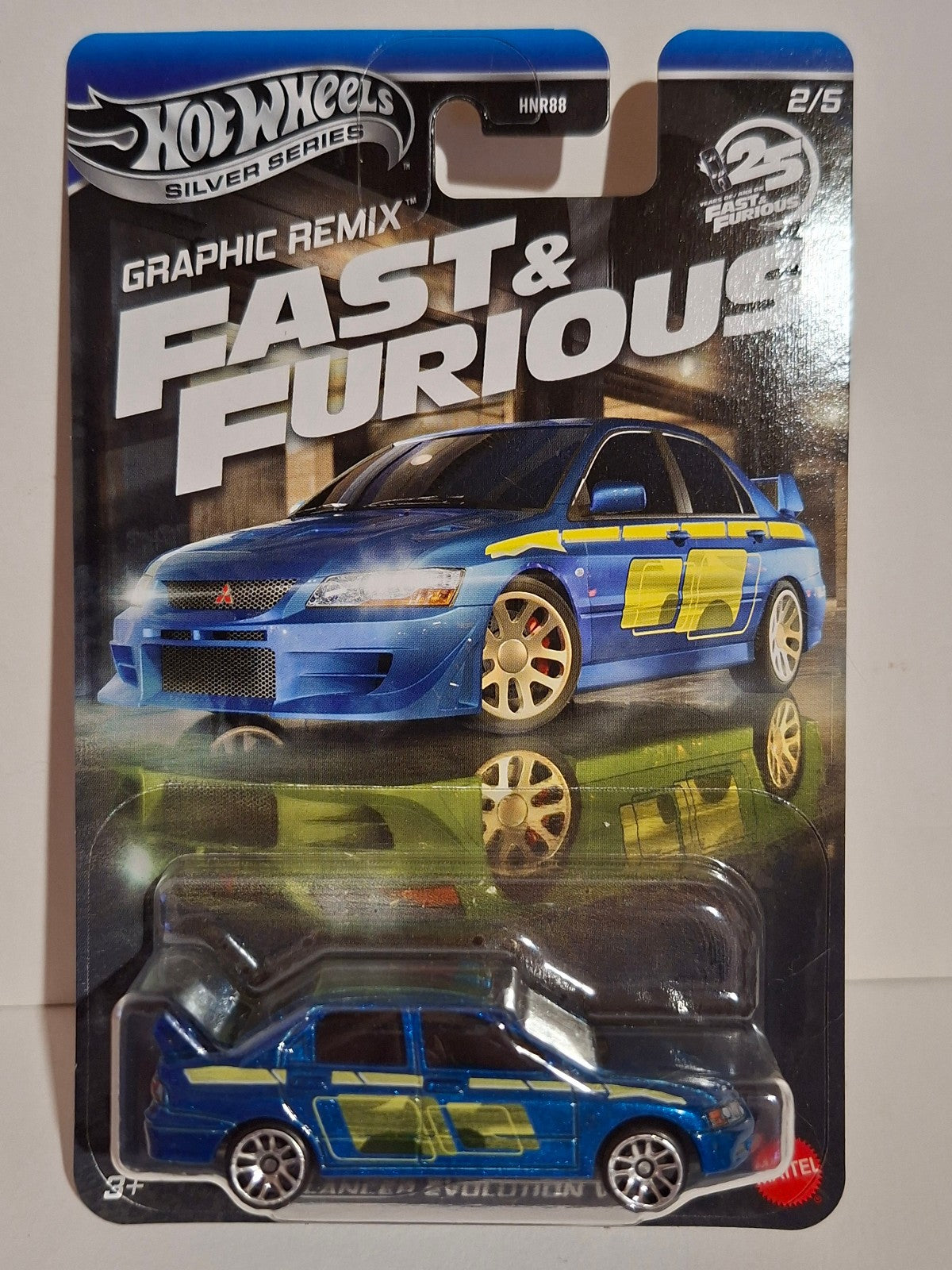 Hot Wheels Fast Furious Graphic Remix Lancer Evolution VII   (NP36)