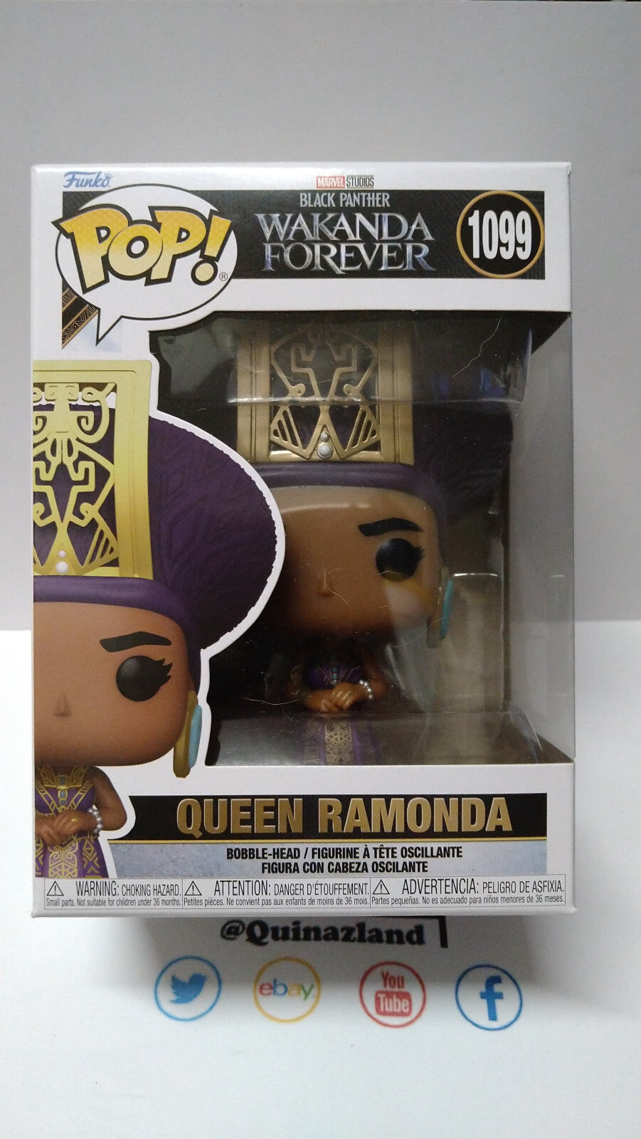 Funko Pop! BLACK PANTHER WAKANDA FOREVER 1099 Reine Ramonda (FU34)