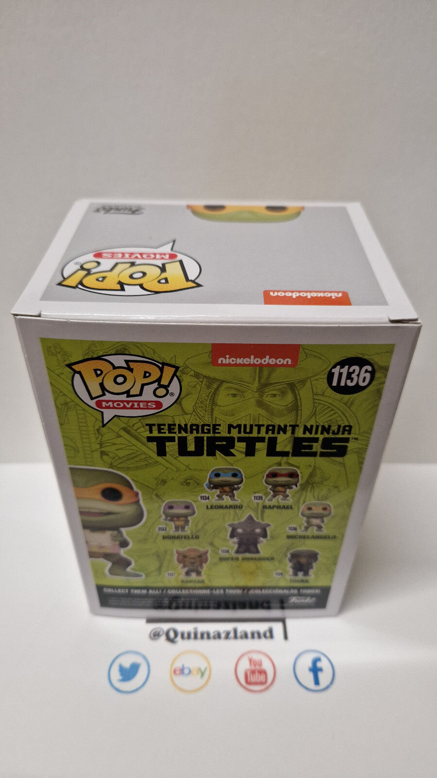 Funko Pop! Nickelodeon teenage mutant Ninja Turtles Michelangelo #1136 (F19)