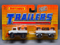 Matchbox Trailers Mercedes-Benz Unimog snow plow and trailer  (CT04)