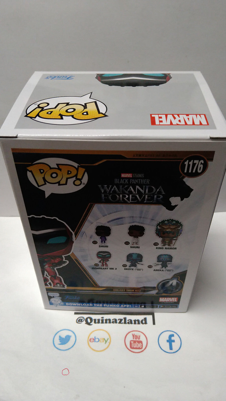 Funko Pop! BLACK PANTHER WAKANDA FOREVER  N° 1176 Ironheart MK 2 (FU42)