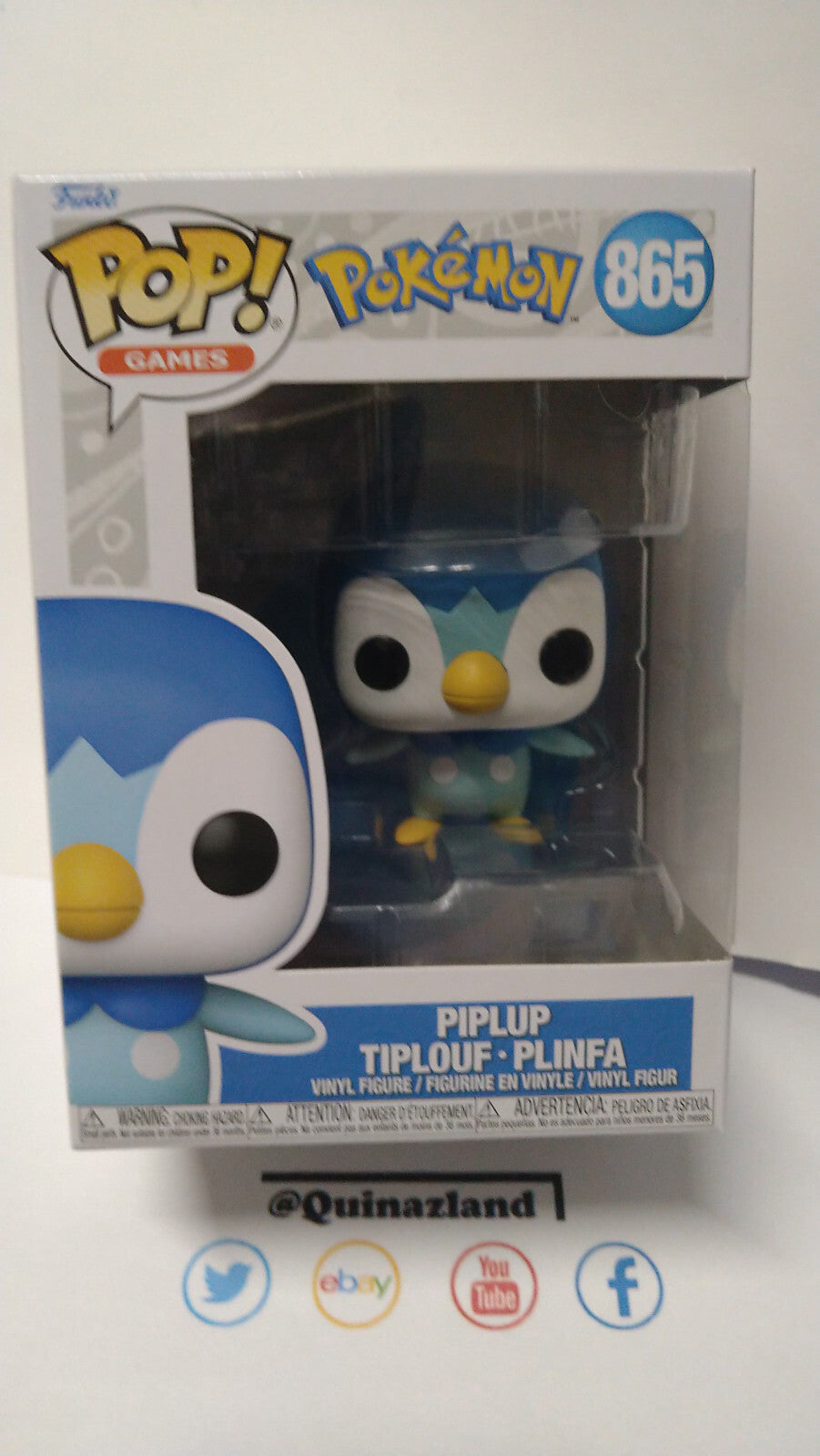 Funko Pop! POKEMON POP Games N° 865 Tiplouf (F11)
