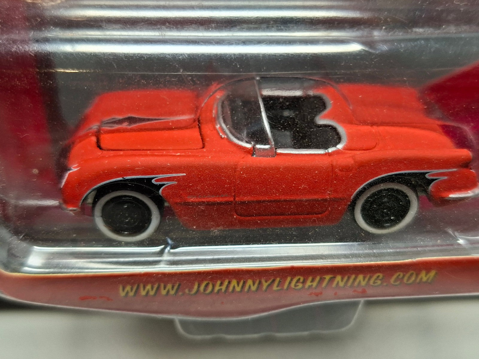 Johnny Lightning 2008 pin-up cars 1955 chevy corvette convertible  (NG24)