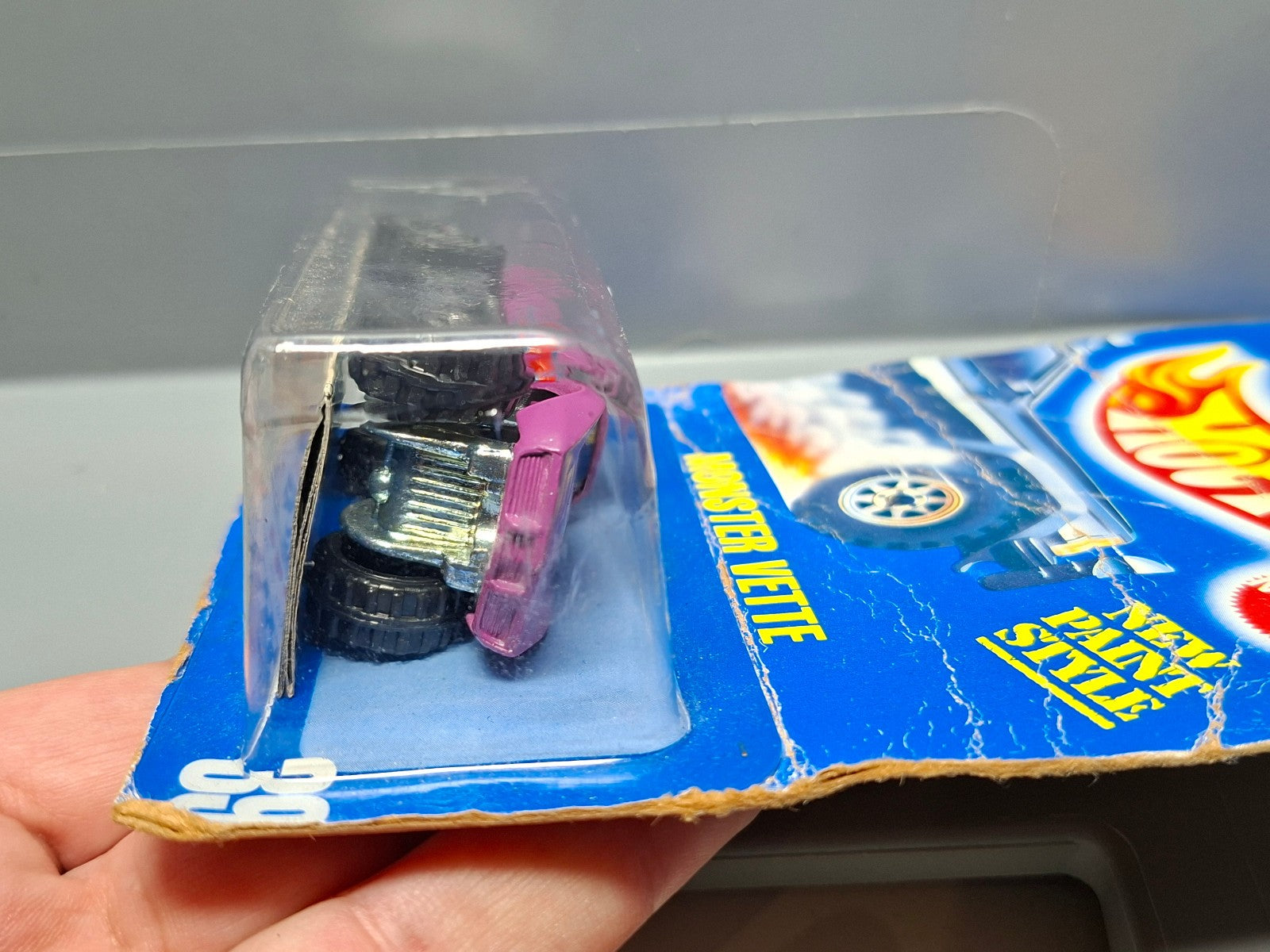 Hot Wheels Monster cette version CT 1990-039 ⚠️ Blister endommagé (CP04)