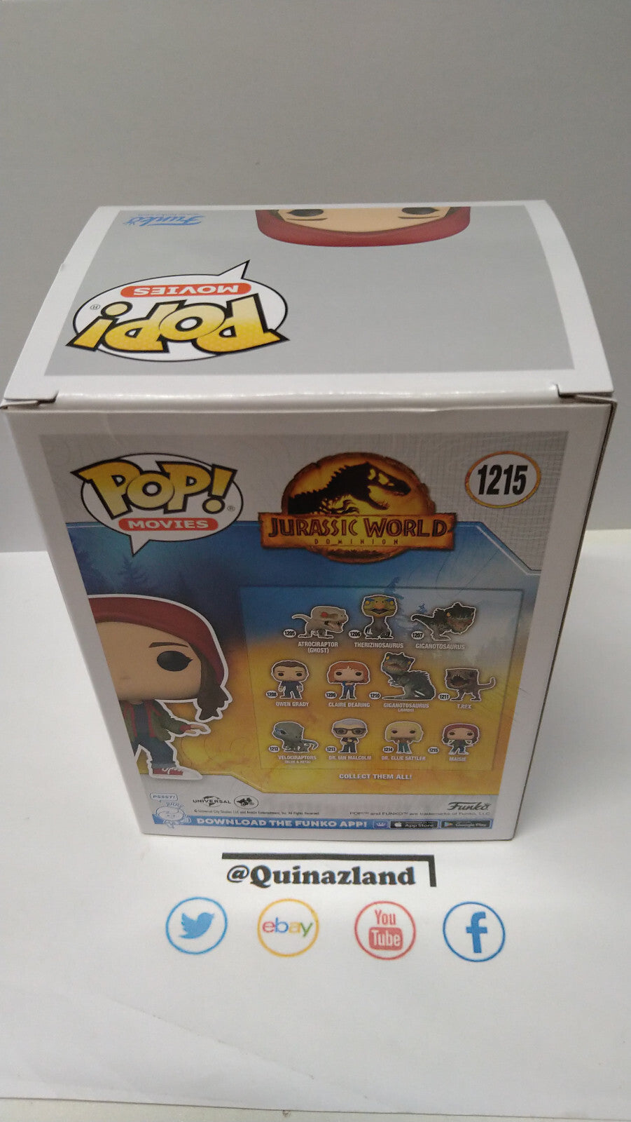 Funko Pop! JURASSIC PARK 2022 #1215 Maisie (FU17)