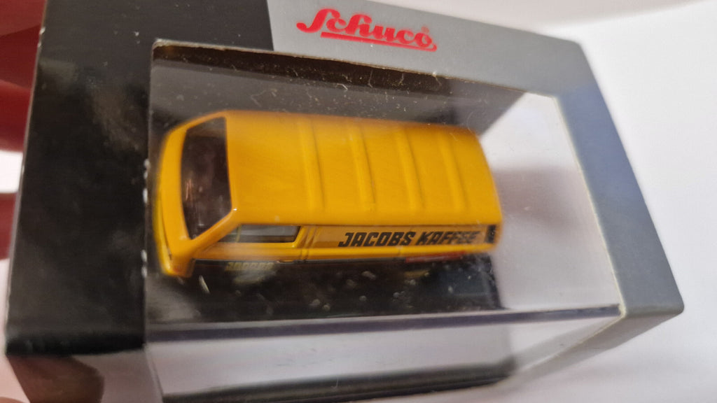 Schuco 1/87 Volkswagen T3 kasten Jacob kafee  (NP31)