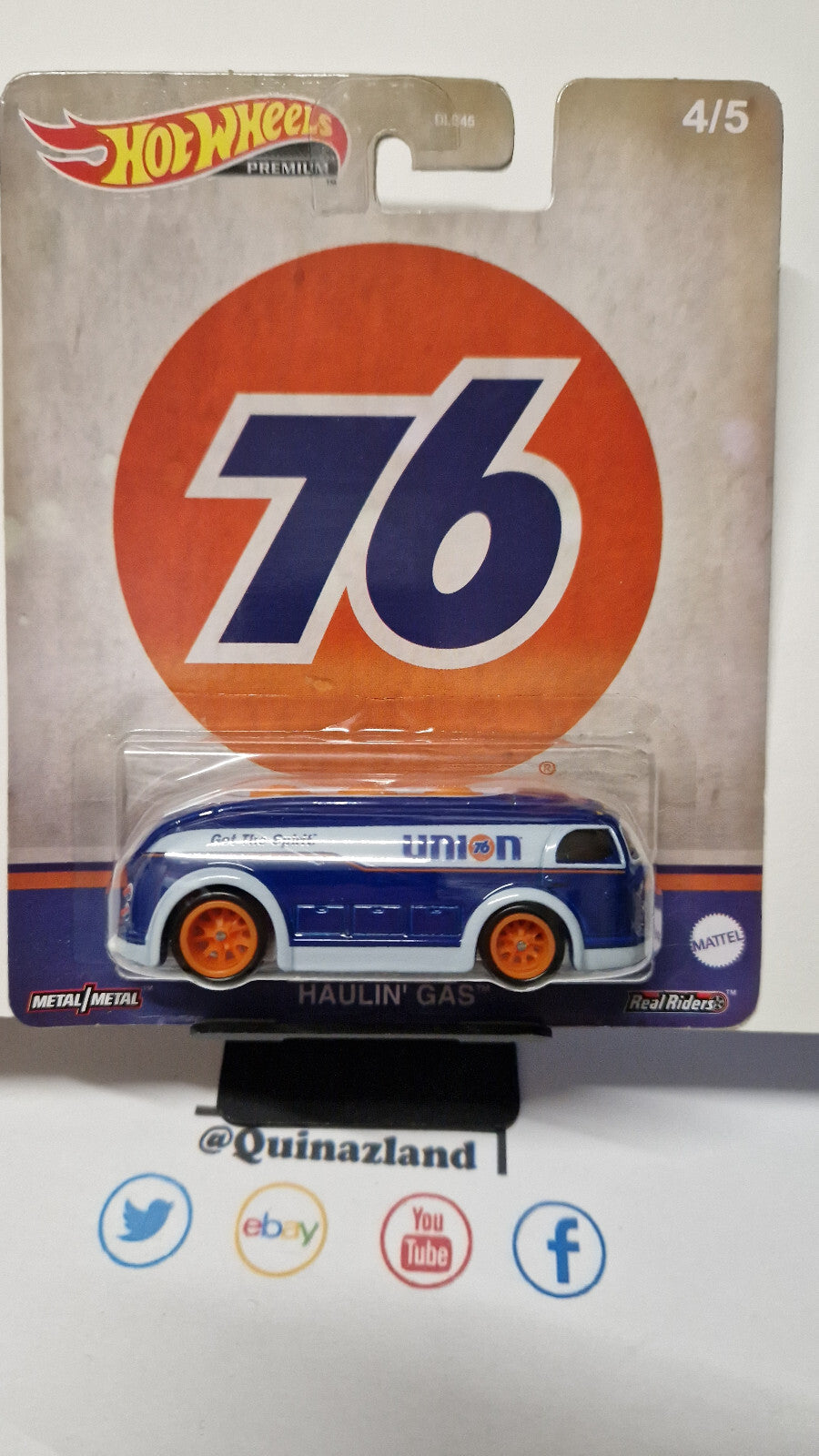 Hot Wheels Oil vintage  Haulin' gas union 76 (NG81)