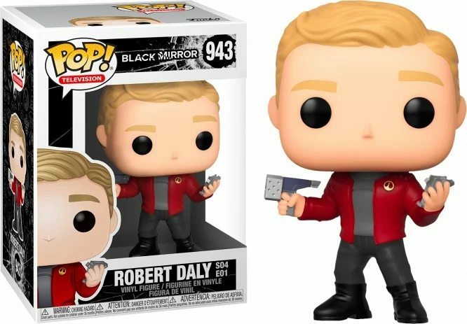 Funko Pop! BLACK MIRROR 943 Robert Daly damaged box  (F7)