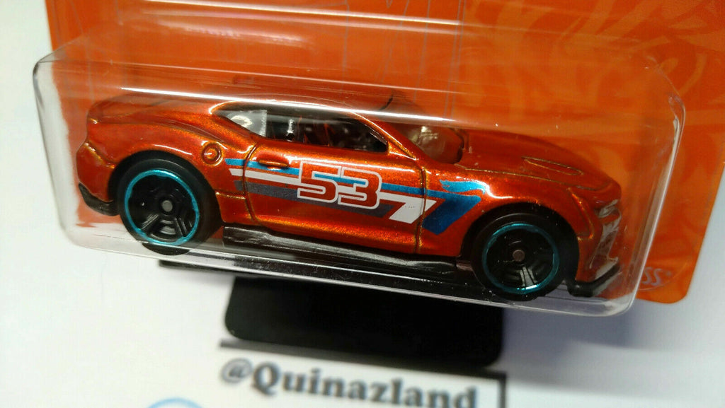 Hot Wheels 2021 Orange & Blue 53th Anniversary 18 camaro ss (NP52)
