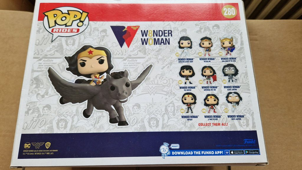 Funko Pop! 6" Wonder Woman on Pegasus #280  (F24)