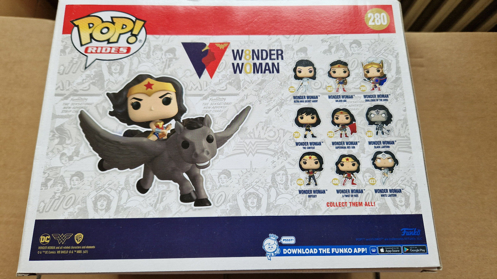 Funko Pop! 6" Wonder Woman on Pegasus #280  (F24)