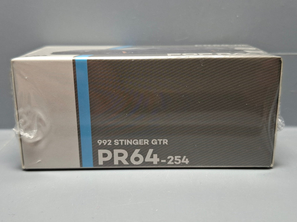 Pop Race 1/64 Porsche 992 Stinger GTR Carbon Edition (Blue Line) (CP07)