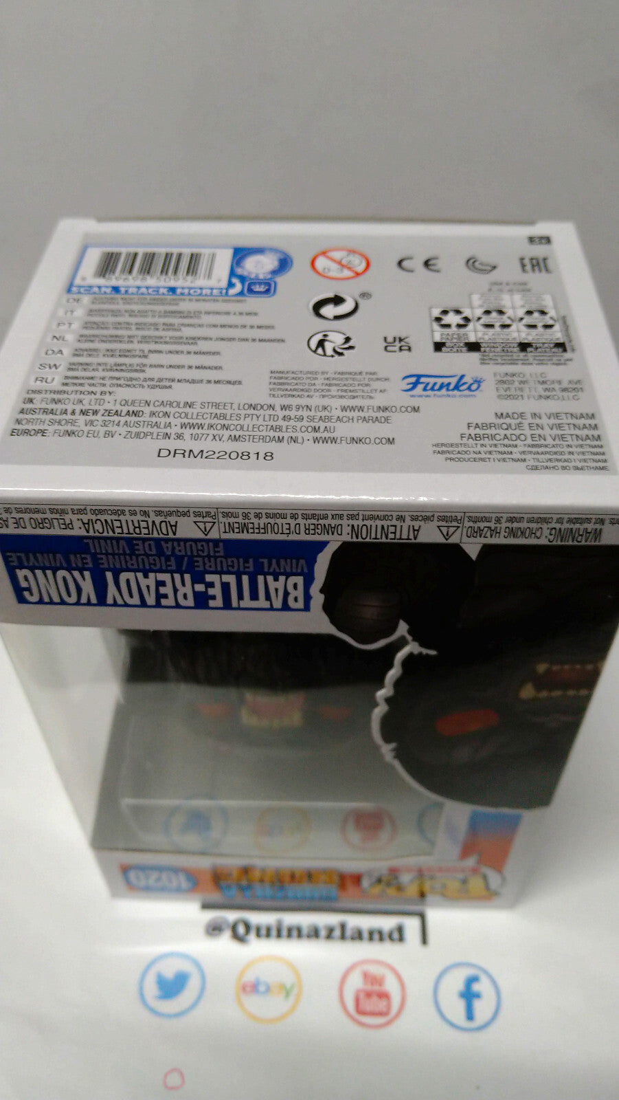 Funko Pop! GODZILLA VS KONG 1020 Battle-Ready Kong (FU42)