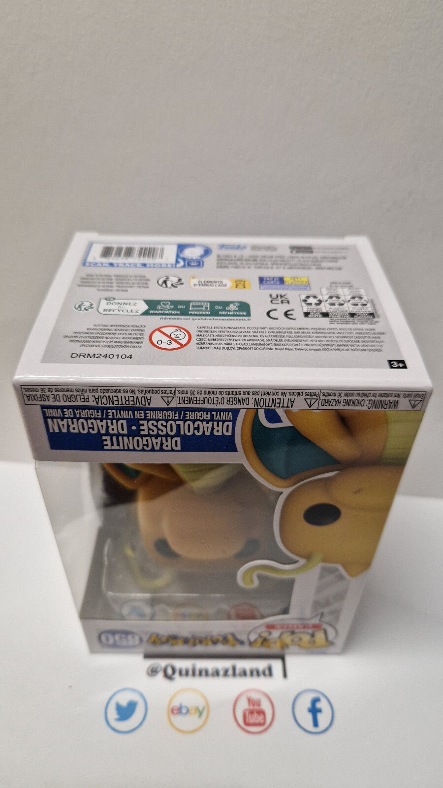 Funko Pop! POKEMON POP Games N° 850 Dracolosse (F16)