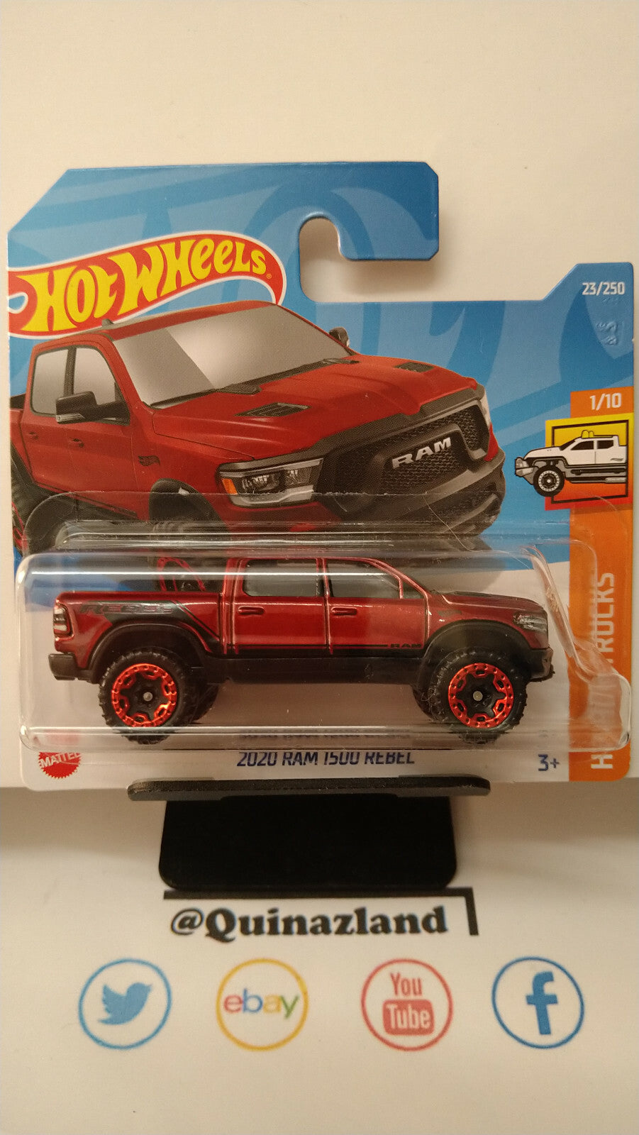 Hot Wheels 2020 ram 1500 rebel  2022-023 (NP35)