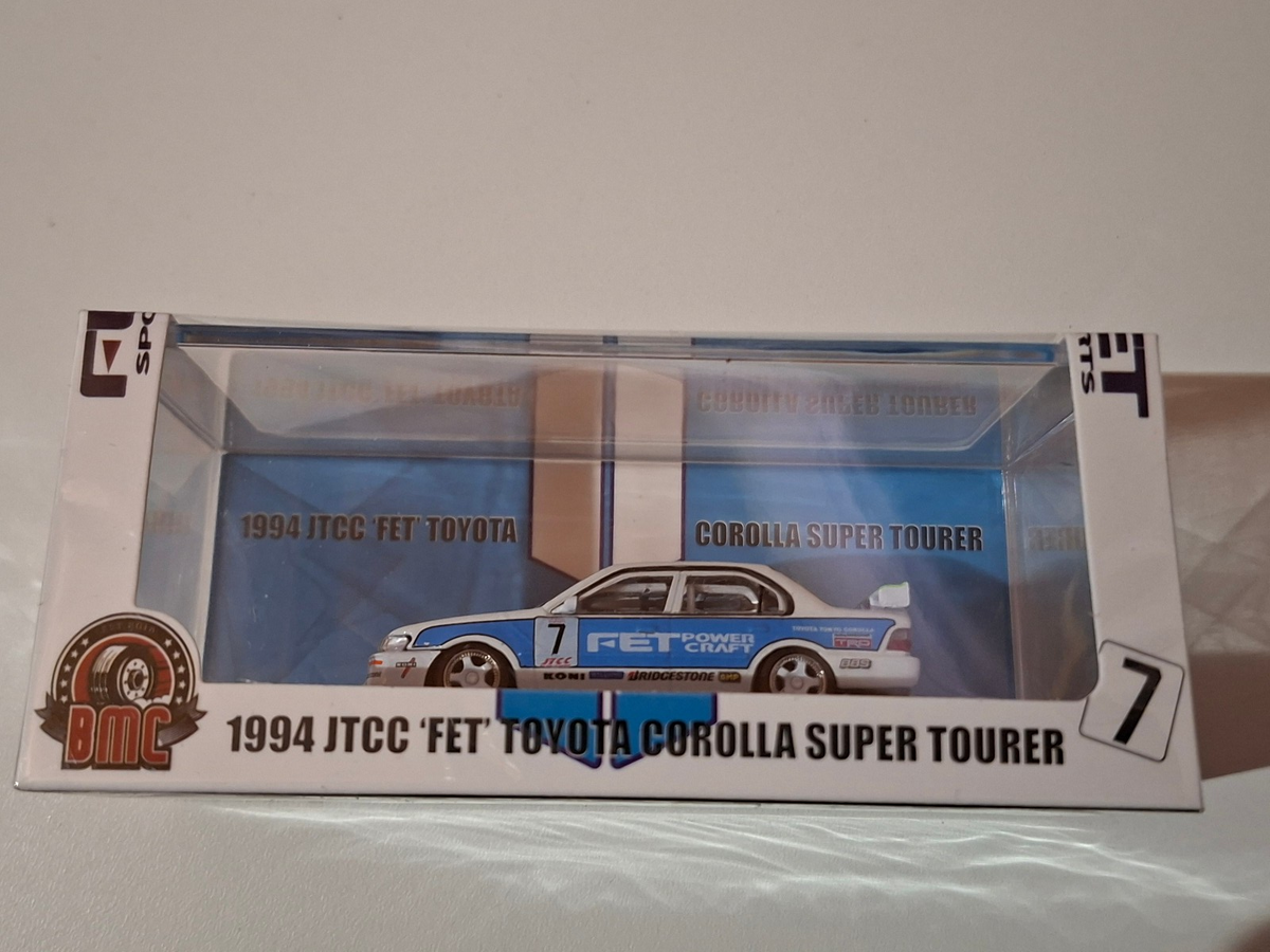 BM Creation 1/64 1994 Toyota Corolla AE110 JTCC FET Super Tourer #7  (CP04)