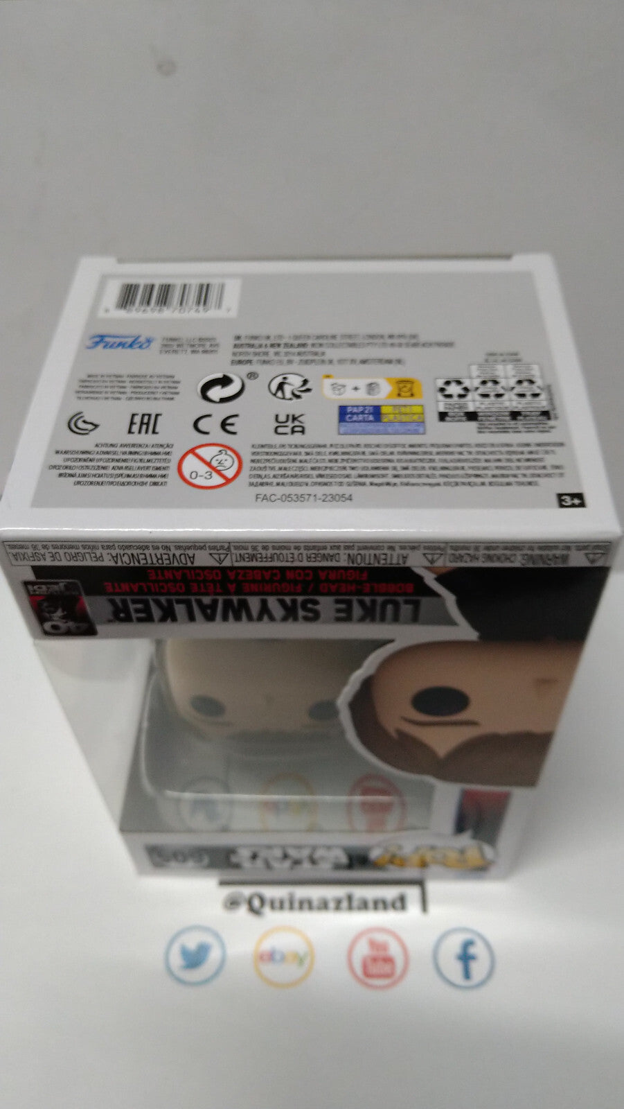 Funko Pop! STAR WARS 6 "40EME ANNIVERSAIRE"  N° 605 Luke  (F36)