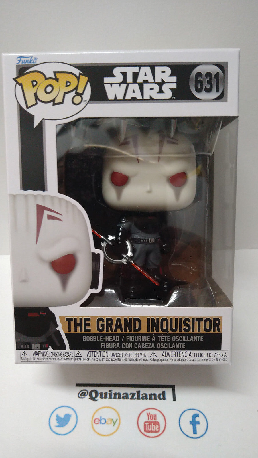 Funko Pop!  STAR WARS  N° 631 Grand Inquisiteur  (F34)